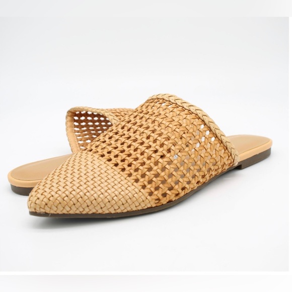 American Eagle Multi Tone Woven Slide Flats - Picture 1 of 3